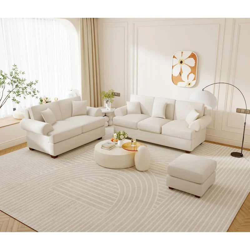 66 Fabric Sofa Sets Modern Loveseat Sofas for Living Room
