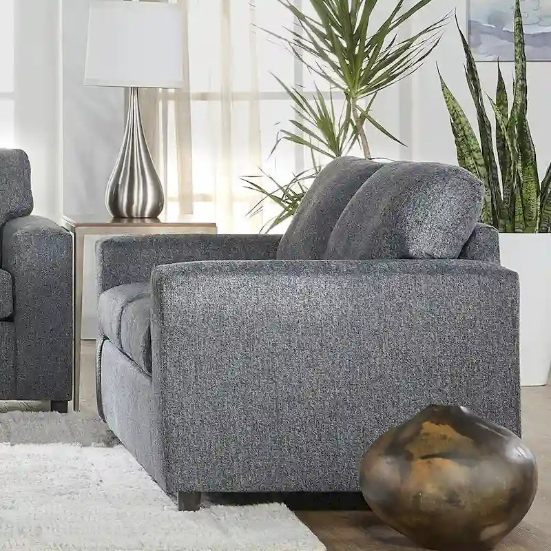 Canapé New Classic Furniture Leo à dossier coussin, Fabriqué aux États-Unis