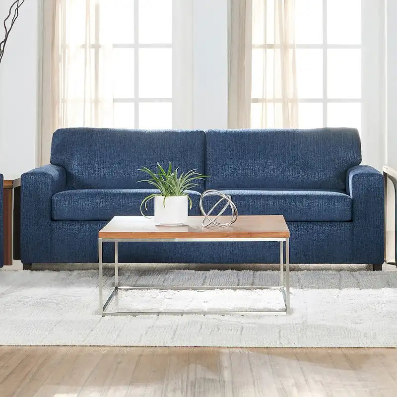 Canapé New Classic Furniture Leo à dossier coussin, Fabriqué aux États-Unis