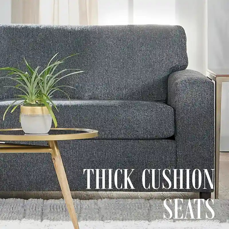 Canapé New Classic Furniture Leo à dossier coussin, Fabriqué aux États-Unis