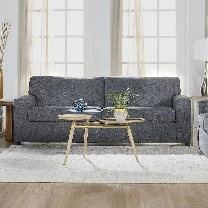 Canapé New Classic Furniture Leo à dossier coussin, Fabriqué aux États-Unis