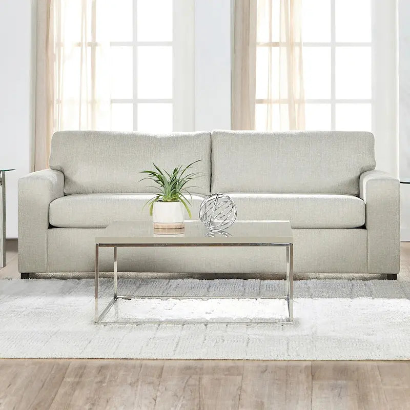 Canapé New Classic Furniture Leo à dossier coussin, Fabriqué aux États-Unis
