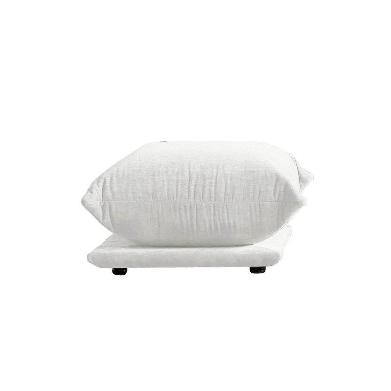 Ensembles de canapés modernes 3 pièces en velours chenille pour salon, comprenant un fauteuil, une causeuse, un canapé trois places et un ottoman.