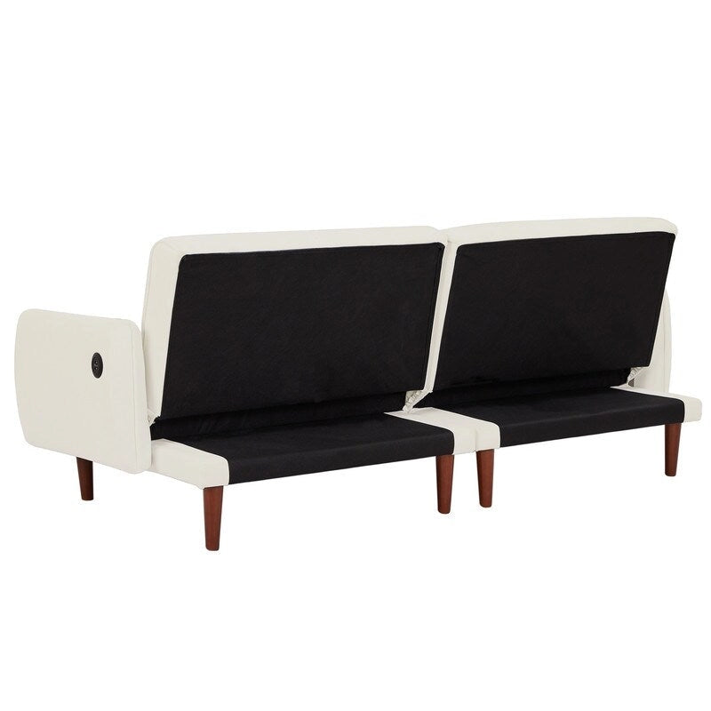 GEITIN Canapé-Lit Futon Convertible avec 2 Oreillers