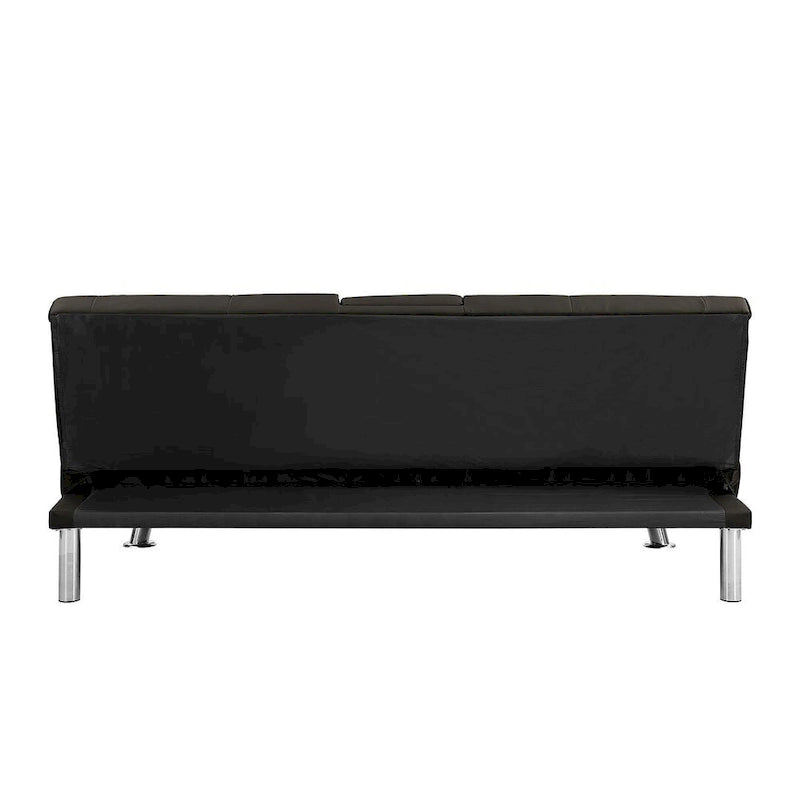Canapé convertible moderne réglable - Canapé double inclinable en similicuir