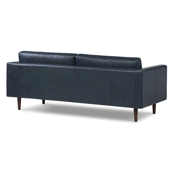 Canapé Poly & Bark Napa 88,5 po - Cuir véritable italien