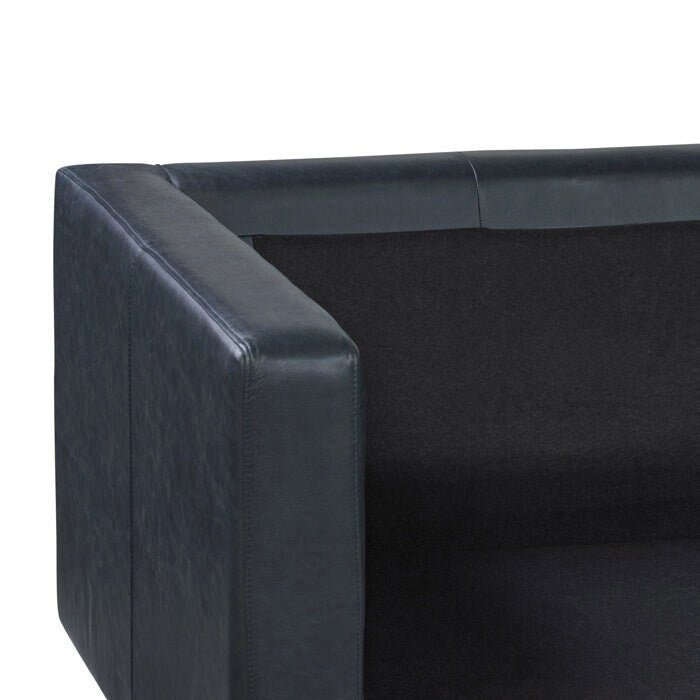 Canapé Poly & Bark Napa 88,5 po - Cuir véritable italien