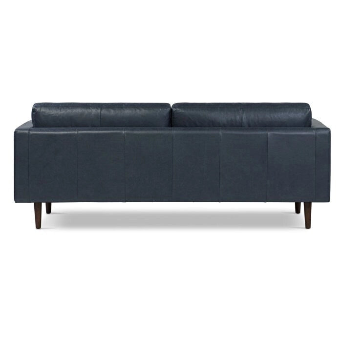 Canapé Poly & Bark Napa 88,5 po - Cuir véritable italien