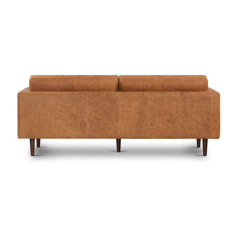 Canapé Poly & Bark Napa 88,5 po - Cuir véritable italien