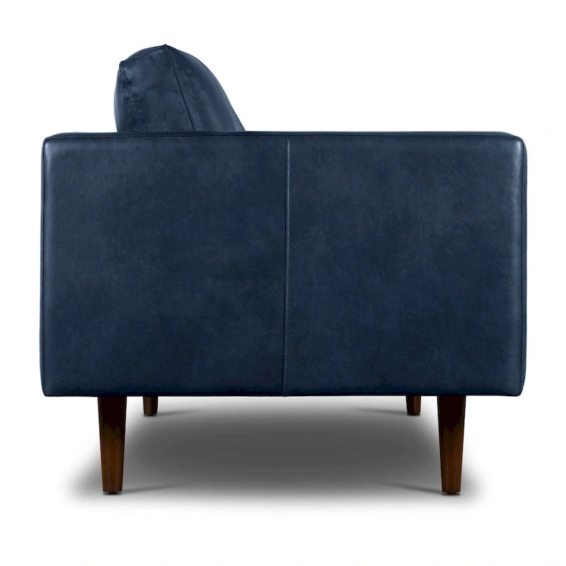 Canapé Poly & Bark Napa 88,5 po - Cuir véritable italien