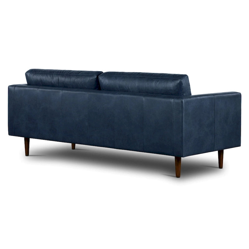 Canapé Poly & Bark Napa 88,5 po - Cuir véritable italien