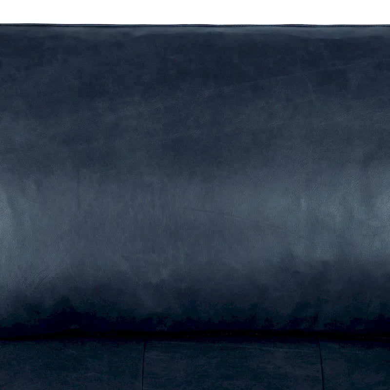 Canapé Poly & Bark Napa 88,5 po - Cuir véritable italien