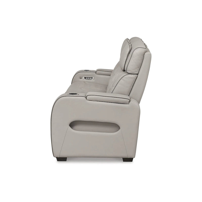 Canapé inclinable électrique Signature Design by Ashley Boyington gris - 86 L x 38,5 P x 44,5 H