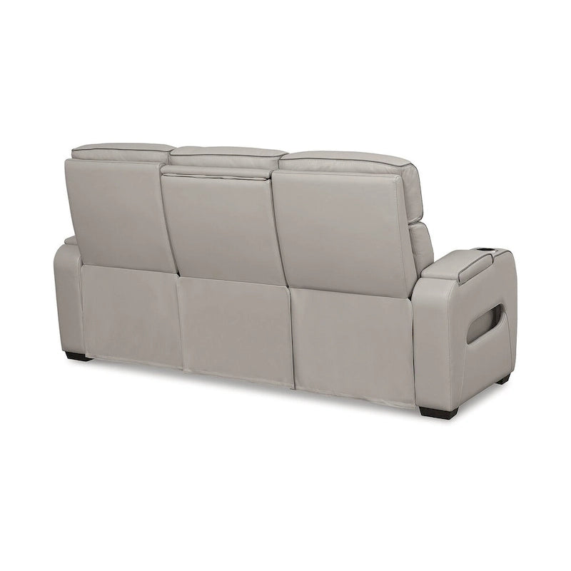 Canapé inclinable électrique Signature Design by Ashley Boyington gris - 86 L x 38,5 P x 44,5 H