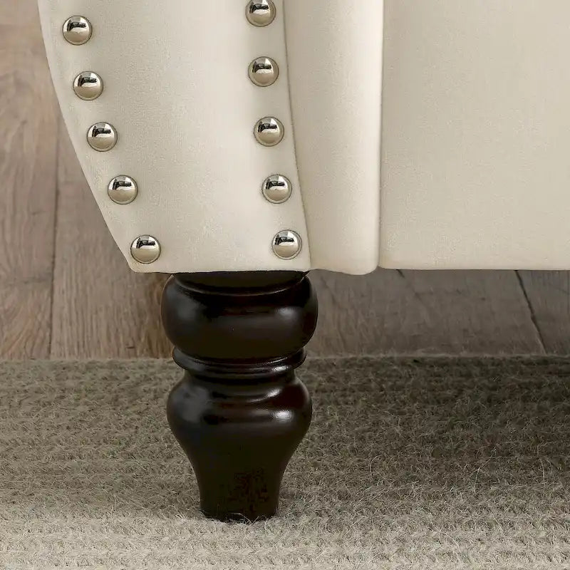 Canapé Chesterfield gris Salon