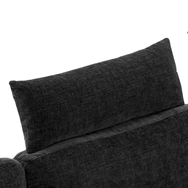 Canapé sectionnel chenille 89 po avec méridienne extra large pour salon