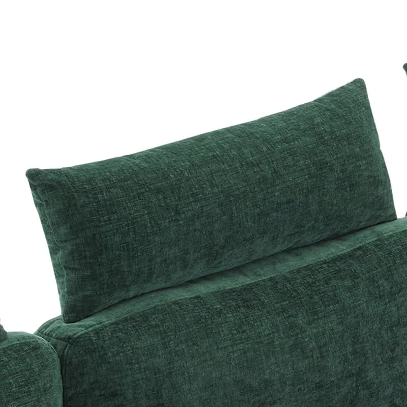 Canapé sectionnel chenille 89 po avec méridienne extra large pour salon