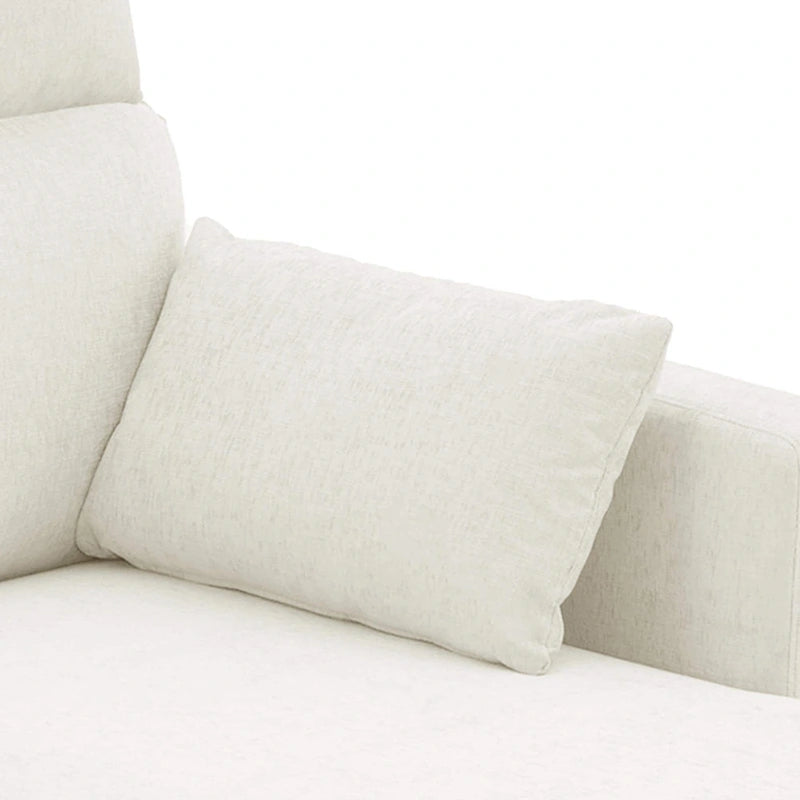 Canapé sectionnel chenille 89 po avec méridienne extra large pour salon
