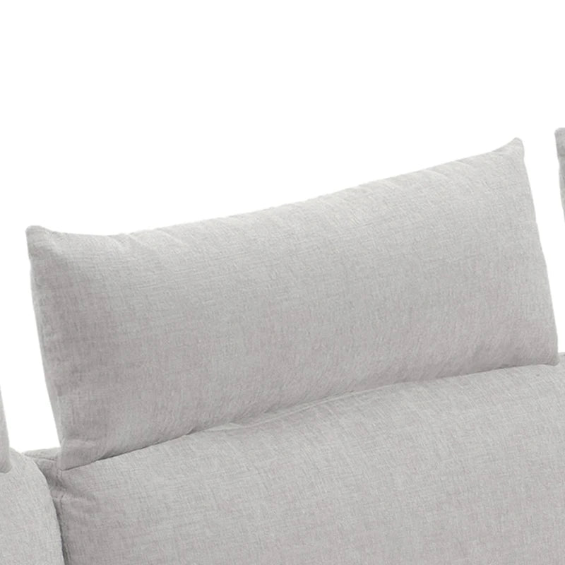 Canapé sectionnel chenille 89 po avec méridienne extra large pour salon