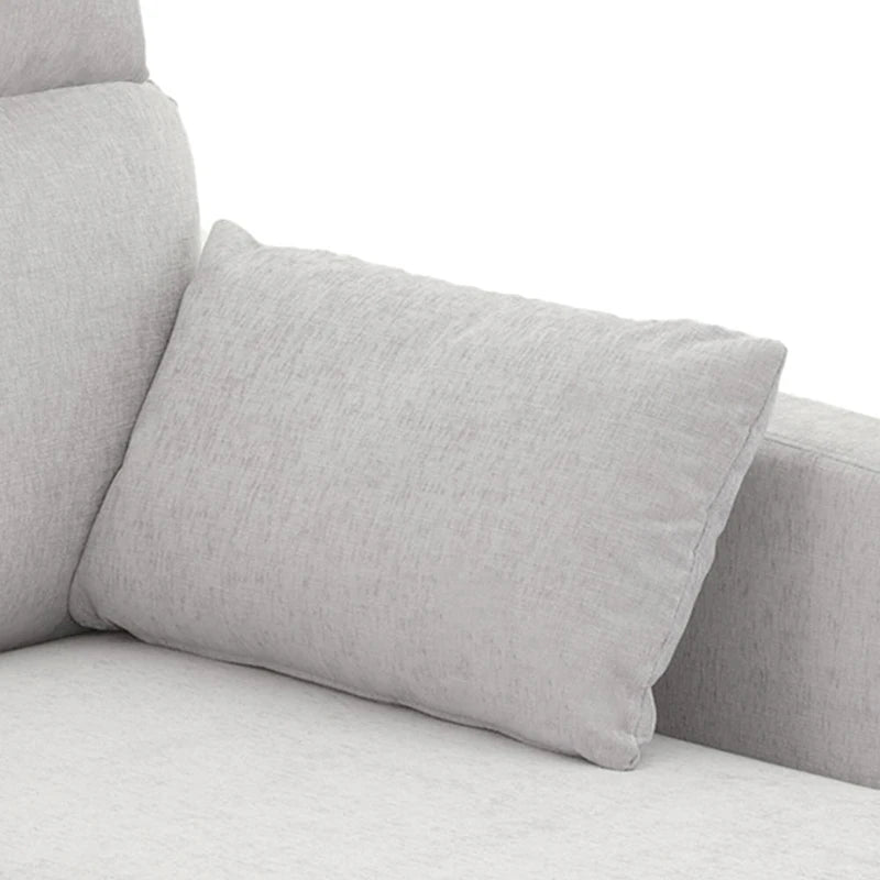Canapé sectionnel chenille 89 po avec méridienne extra large pour salon