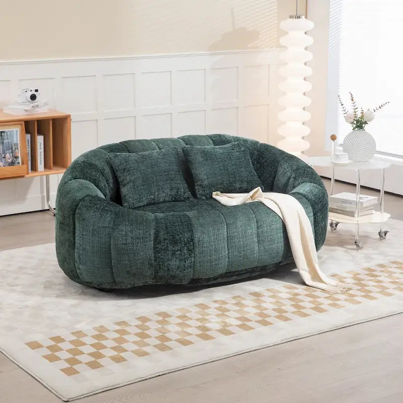 59,06 Canapé paresseux Confort durable Dossier haut