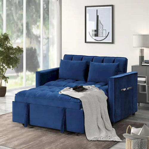 66.25 Velvet Sofa - 66.25 W X 34 D