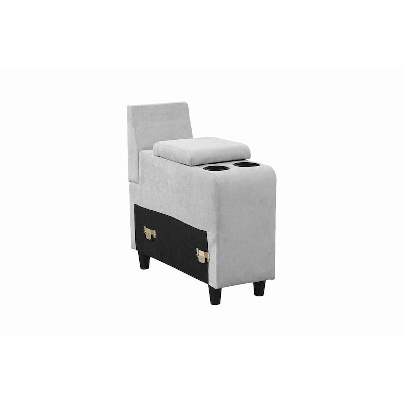 Canapé d'angle modulable en velours
