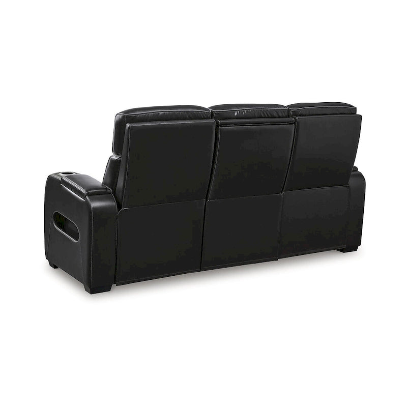 Canapé inclinable électrique Signature Design by Ashley Boyington noir - 86 larg. x 38 prof. x 44 haut.