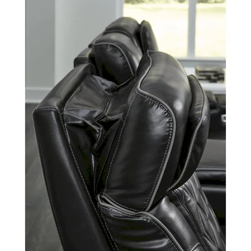Canapé inclinable électrique Signature Design by Ashley Boyington noir - 86 larg. x 38 prof. x 44 haut.