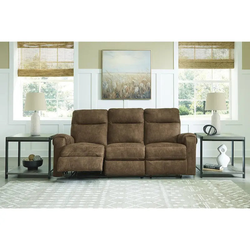 Canapé inclinable Signature Design by Ashley Edenwold marron - 86 L x 40 P x 40 H