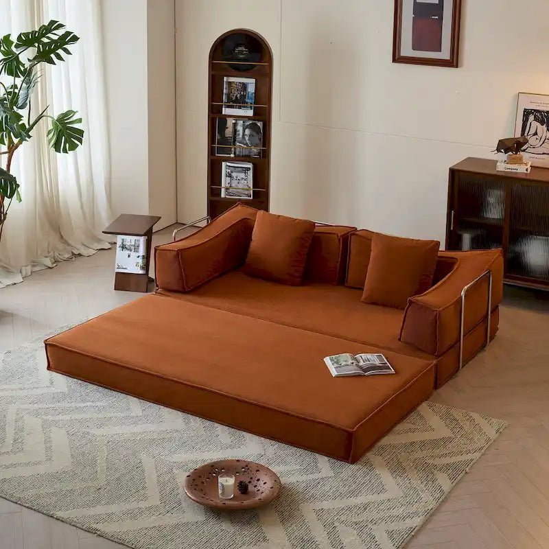 JASIWAY Canapé-lit convertible moderne vintage