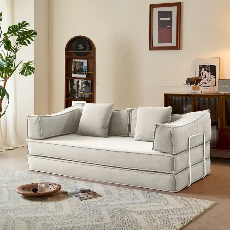JASIWAY Canapé-lit convertible moderne vintage