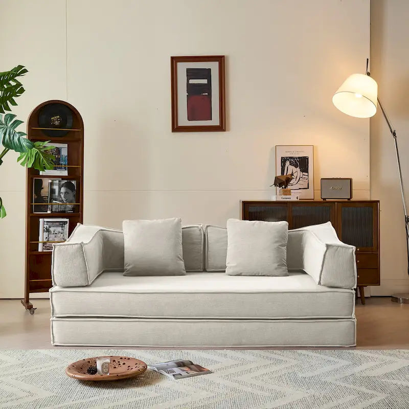 JASIWAY Canapé-lit convertible moderne vintage