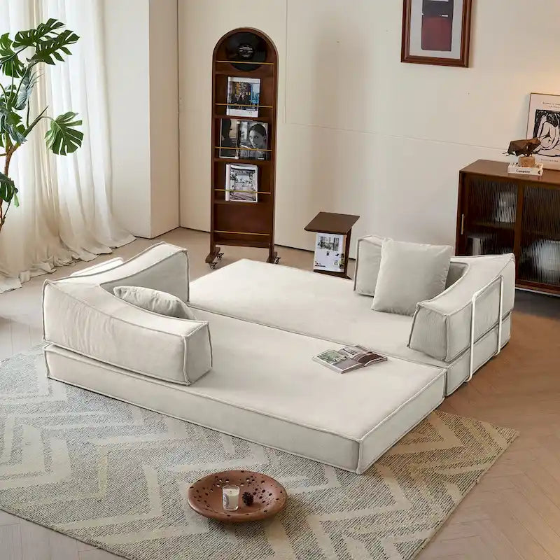 JASIWAY Canapé-lit convertible moderne vintage