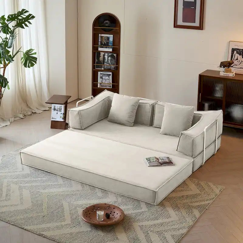 JASIWAY Canapé-lit convertible moderne vintage