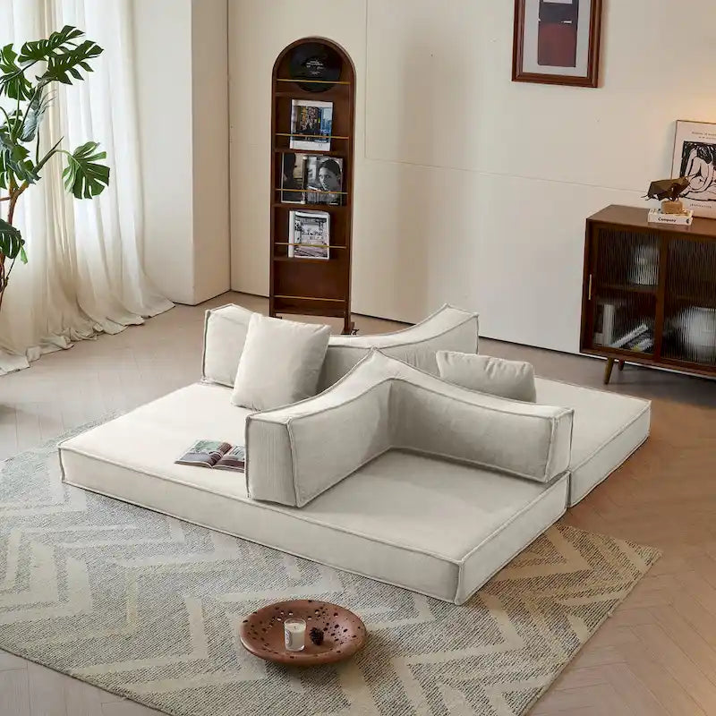 JASIWAY Canapé-lit convertible moderne vintage