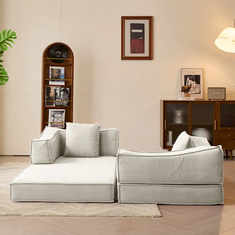 JASIWAY Canapé-lit convertible moderne vintage