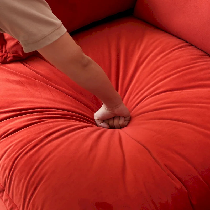 Canapé modulable, canapé 3 ou 4 places en velours, canapé confortable de style minimaliste pour salon et appartement