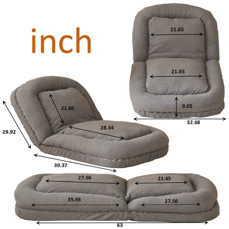 Canapé-lit inclinable Bryston 42.5 rembourré