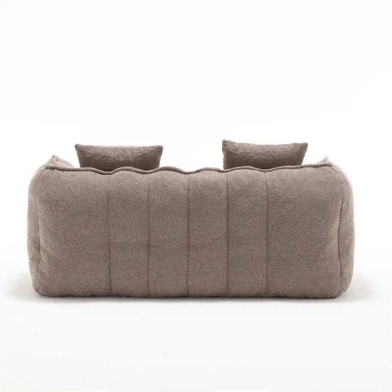 Canapé inclinable moderne en chenille avec mousse haute résilience
