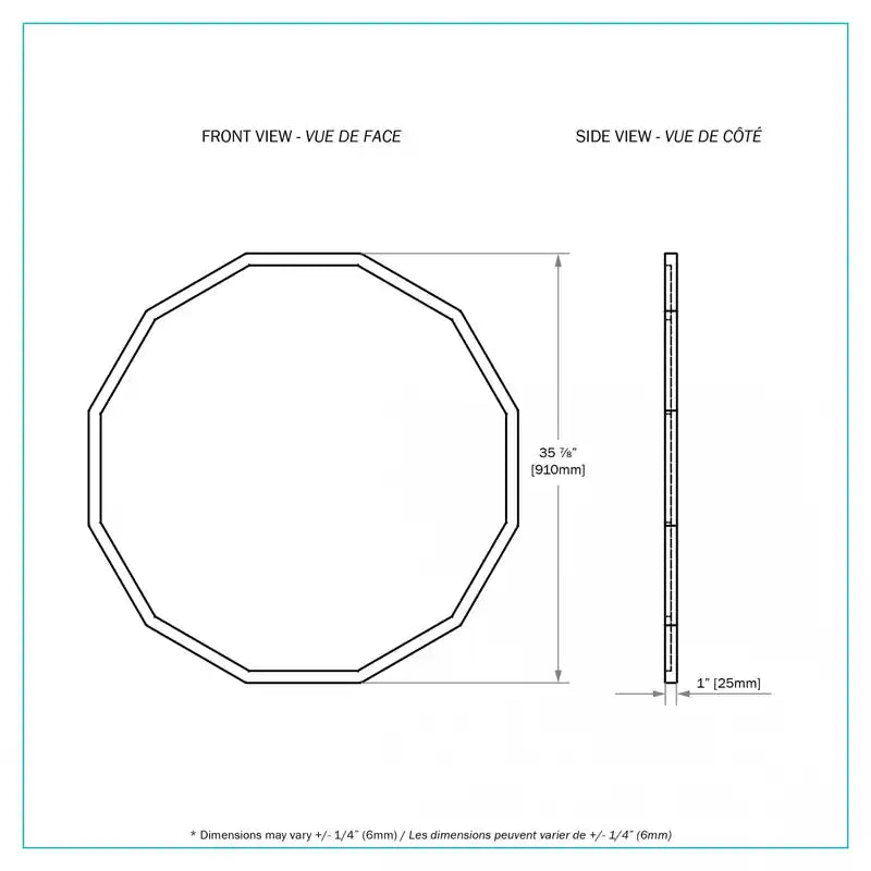 Or 35.82 Miroir