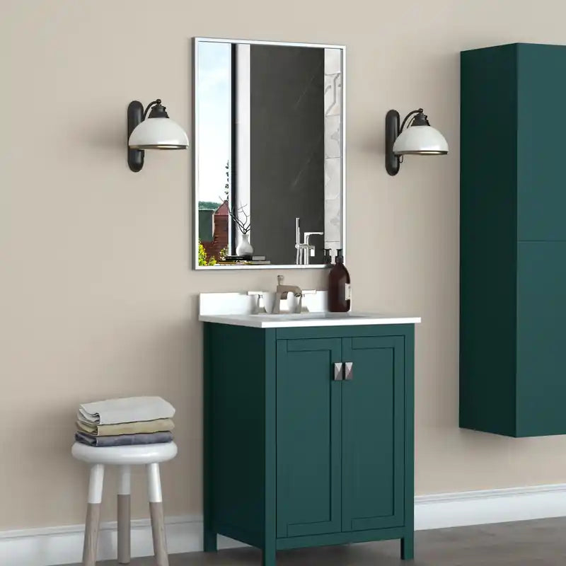 Miroir argenté Border 32