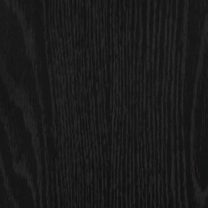Tête de lit double/grand lit avec étagère de rangement - Chêne noir
