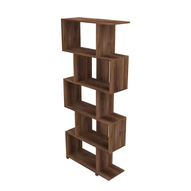 Étagère Z 5 niveaux Chêne marron