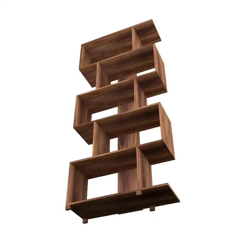 Étagère Z 5 niveaux Chêne marron