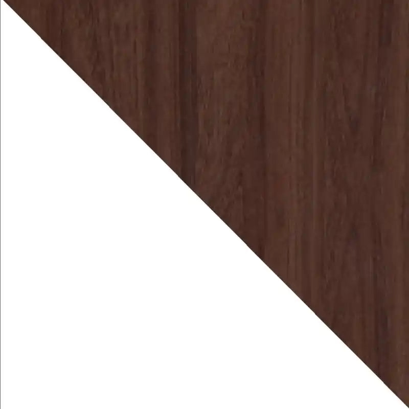 Meuble TV 62.20 Mid-Century Modern – Blanc et brun noyer